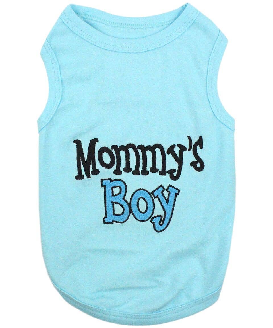 Mommy's Boy Dog T-Shirt: M